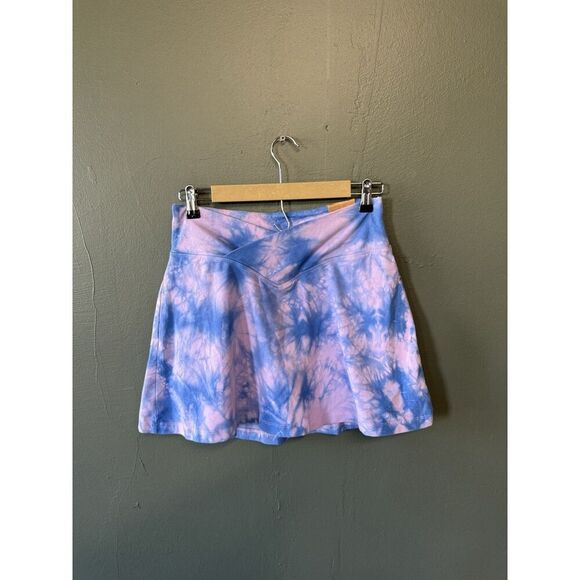 Victoria Secret Pink Womens Tie Dye Pullon Skirt Size Large NWT - Picture 1 of 3
